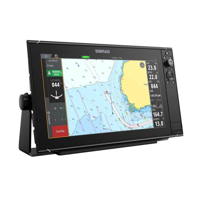 SIMRAD NSS16 evo3 S Multifunction Display featuring US C-MAP Charts