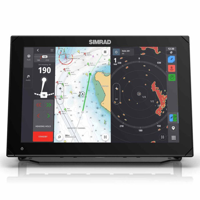 SIMRAD NSX 12 Multifunction Display with C-Map Discover X Charts - Transducer Not Included