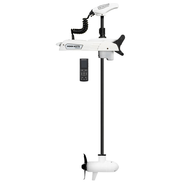 Minn Kota Riptide Terrova QUEST 90/115lb Thrust, 60" Shaft Trolling Motor w/ Wireless Remote - White