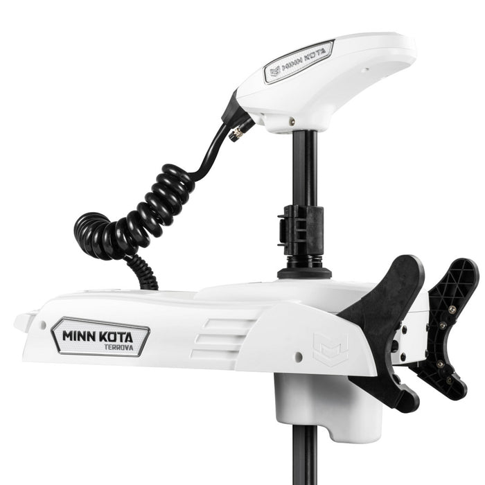 Minn Kota Riptide Terrova QUEST 90/115lb Thrust, 60" Shaft Trolling Motor w/ Wireless Remote - White