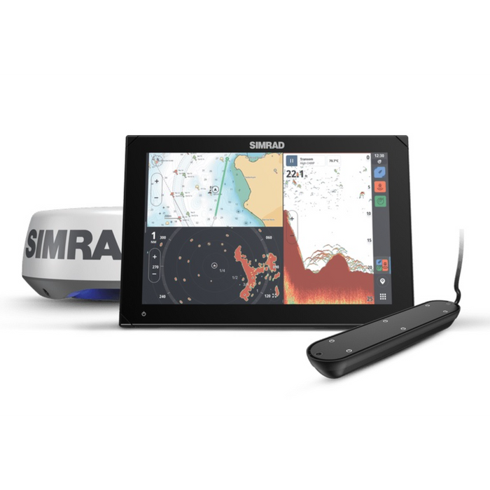 Simrad NSX 3012 Multifunction Display & Halo 20+ Radar Bundle w/ Active Imaging Transducer