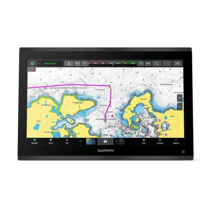 GARMIN GPSMAP 9024 Series 24″ Touchscreen Premium Chartplotter with Worldwide Basemap